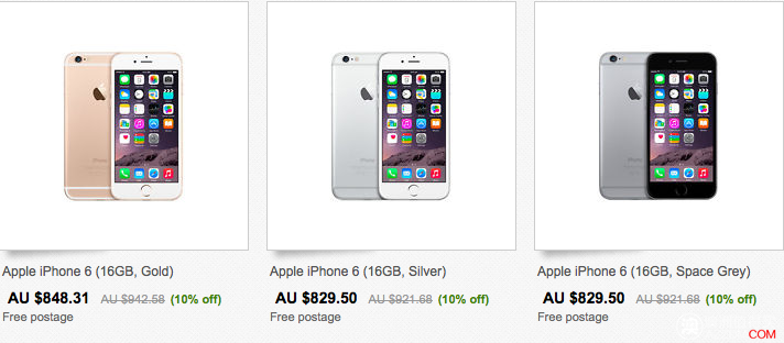 iPhone6 16GB 金色只要848.31，银色只要$829.5！还送价值50刀的Voucher！