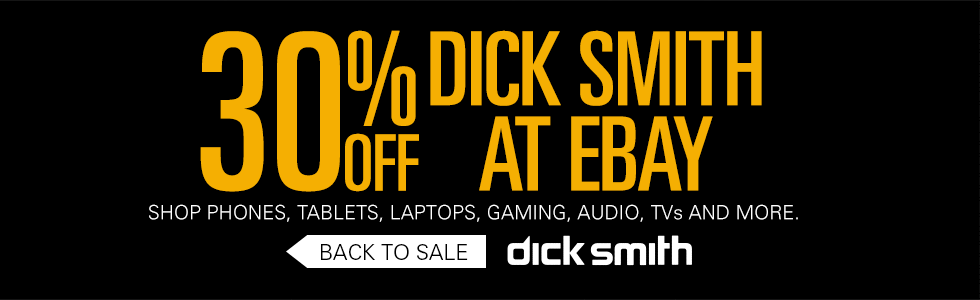 Dick Smith Ebay 店所有商品 30% OFF！