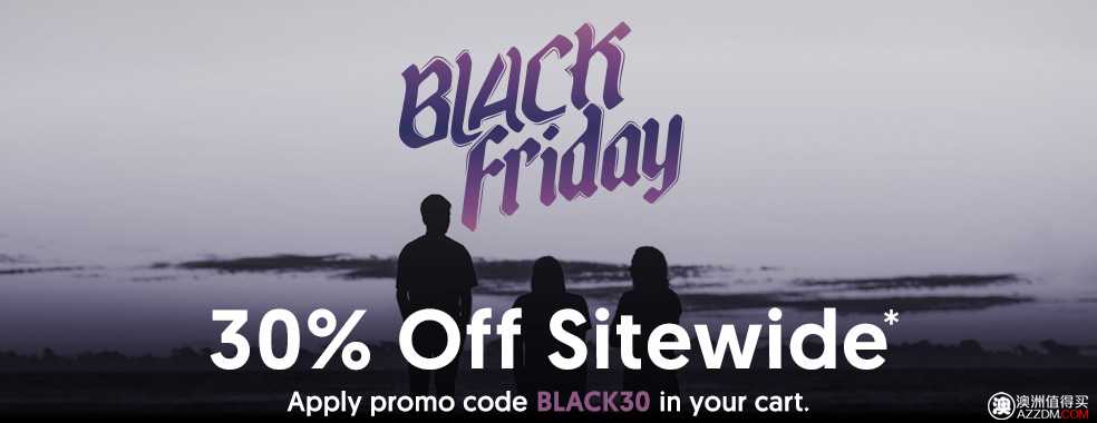 澳洲时尚网站 Surf Stitch“黑色星期五”活动： 全网所有商品 30%OFF！