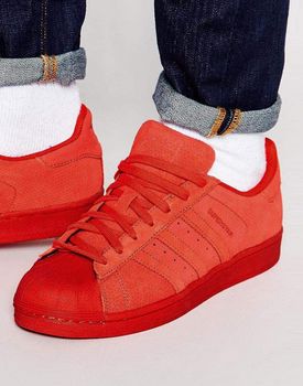 阿迪达斯 Originals 红色运动鞋