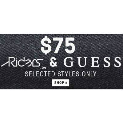 Just Jeans Guess & Riders 品牌牛仔裤 每条只要$75