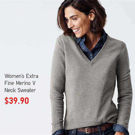 100% Extra Fine Merino羊毛衫
