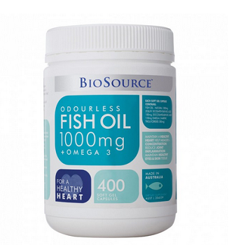 Biosource 无味深海鱼油400粒装 只要$12.99！