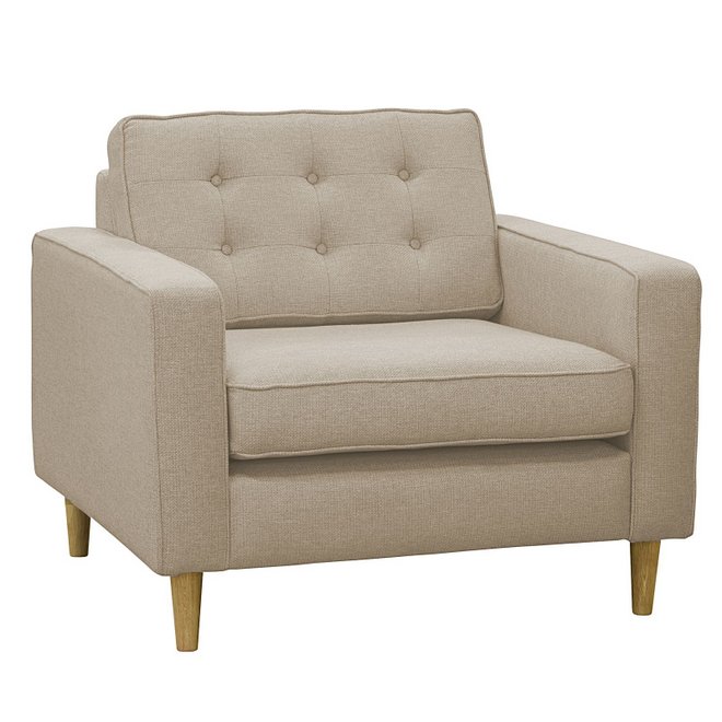 Zanui Lerwick 北欧现代风单人扶手沙发 现价$299.5！