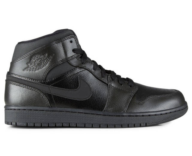 Nike Air Jordan 1 男子 篮球鞋-黑色 含邮价$144.95 即可到手