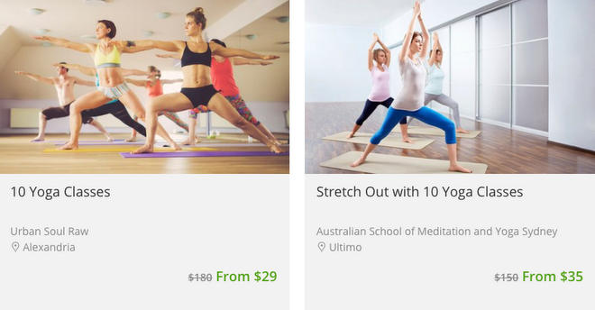 10节瑜伽课程 团购价仅从$29起！
