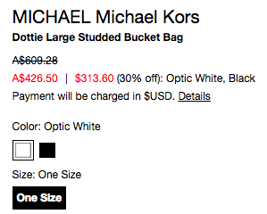 MICHAEL Michael Kors Dottie Large 水桶包 现价6.5！