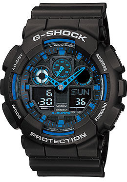 Casio/卡西欧 G-Shock GA-100-1A2 男士手表 现价$156.5！