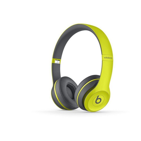 Beats Solo2 Wireless Active Collection 系列 头戴式无线运动耳机-荧光黄 折后$360！