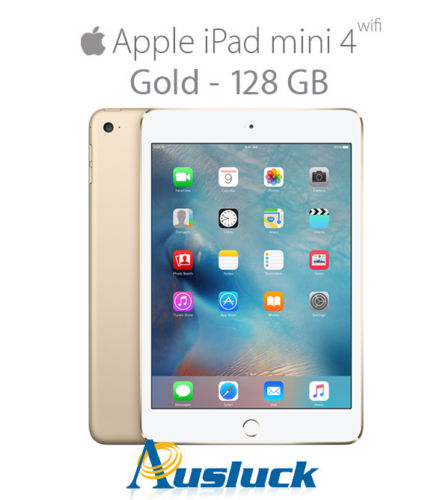 苹果 iPad Mini 4 128GB Wi-Fi 金色版 折后$631！