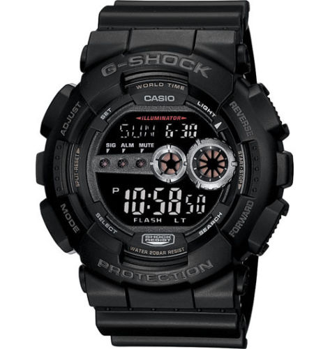 Casio/卡西欧 G-Shock GD100-1B 男子多功能运动手表 黑色 折后$103！