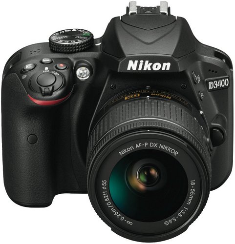 尼康/Nikon D3400 入门单反 + 18-55mm单镜头 套机 折后$398！
