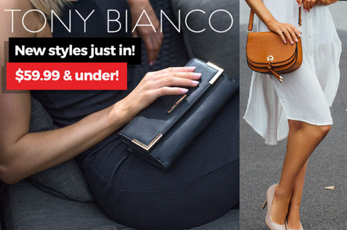 Tony Bianco 品牌手提包/钱包 特卖 全部商品价格低于60刀！