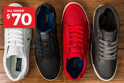 Polo Ralph Lauren 男士休闲板鞋特卖 多款可选 仅售$69.99！