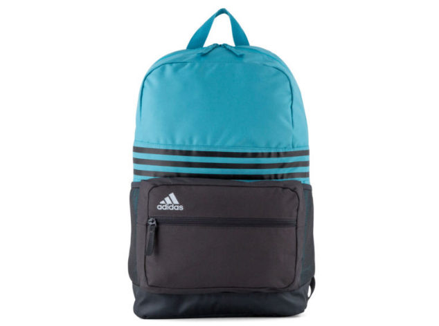 Adidas 3条纹 双肩运动背包 – 蓝黑色 现价$29.99！