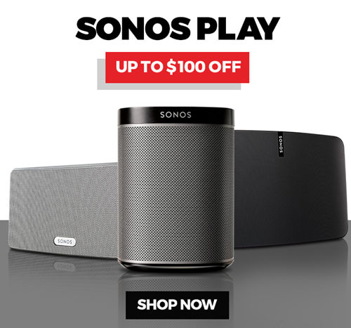 Sonos 无线智能系列音响 特卖价最高立减100刀！Play1 $269！Play3 $398！