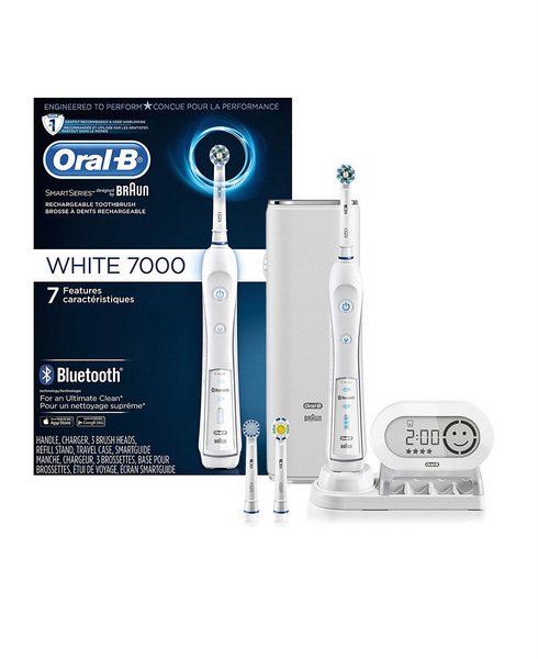 博朗 Oral-B 欧乐-B 7000 3D蓝牙智能电动牙刷 黑白两色可选 折后只要$119！