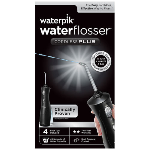 Waterpik 洁碧 Waterflosser Cordless Plus 高级无线喷水洁牙器 黑色版