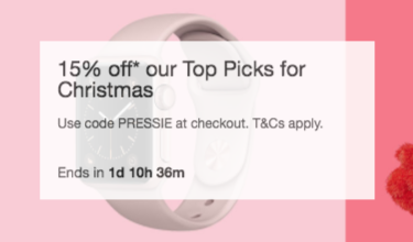 eBay 澳洲圣诞礼物大派送：部分精选商品用码后可享额外85折优惠！