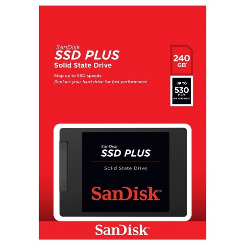 SanDisk 闪迪 SSD PLUS 加强版 240GB SATA3 固态硬盘 额外8折优惠！