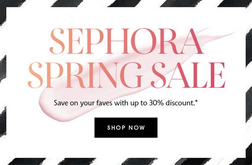 化妆品网站 Sephora 春季活动：Sephora Collection、Benefit、Tarte、3CE 等多个品牌的商品