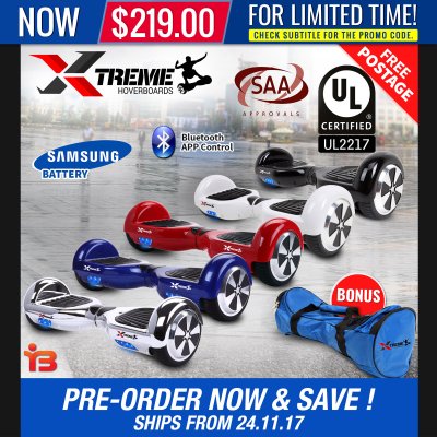 Xtreme 智能自动平衡车 2轮电动滑板车 多色可选 46折优惠！