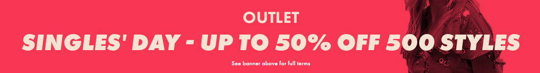 时尚网站 ASOS 超过500 种精选 Outlet 类商品低至5折优惠！