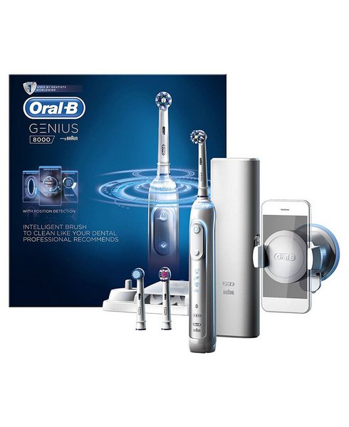 博朗 Oral-B Genius 8000型 专业护理智能电动牙刷套装 – 低至4折优惠！