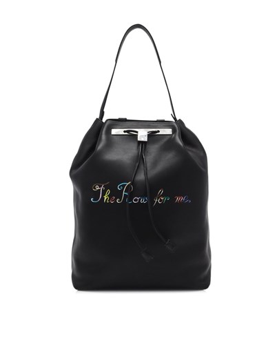 The Row Backpack 11 黑色 logo 装饰背包 低至28折优惠！