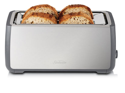 Sunbeam 长槽4片不锈钢烤面包机 8折优惠！