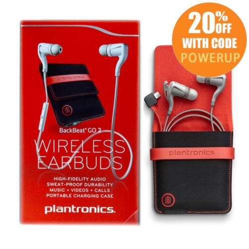 Plantronics 缤特力 BackBeat GO 2 无线运动入耳式蓝牙耳机 白色版 额外8折优惠！