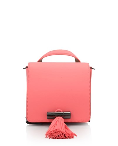 KENZO 流苏装饰粉色方形包 67折优惠！