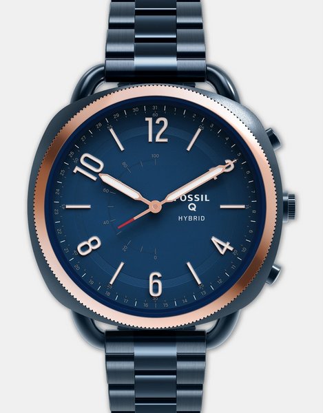 FOSSIL Hybrid Smartwatch Q 女款海洋蓝智能手表 5折优惠！