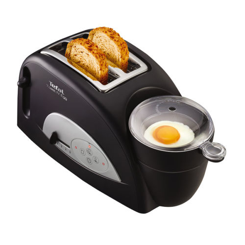 Tefal TT550060 2合1 煎蛋 + 烤面包机 56折优惠！