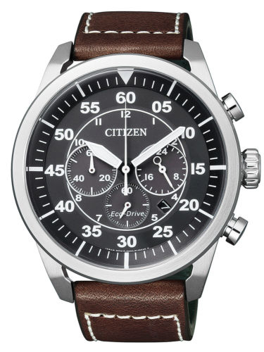 Citizen 西铁城 Eco-Drive CA4210-16E 皮革表带 光动能男士手表 低至4折优惠！