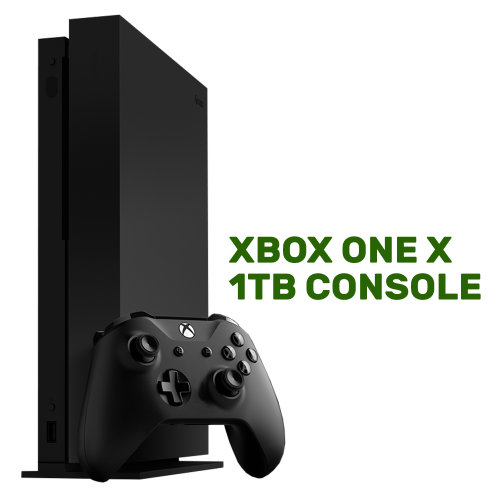 Microsoft 微软 Xbox One X 1TB 游戏主机 黑色版 8折优惠！