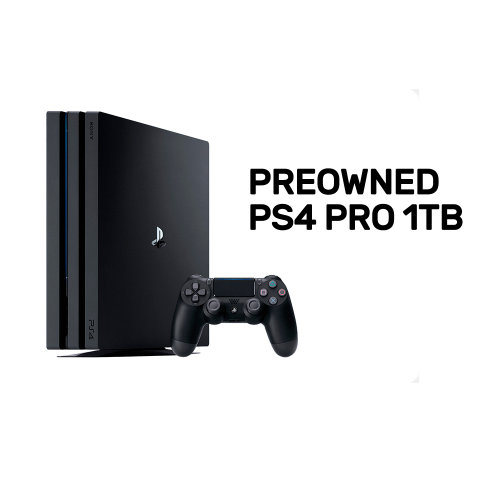 【二手 Refurbished by EB Games】SONY 索尼 PlayStation PS4 Pro 1TB 版 游戏主机 8折优惠！