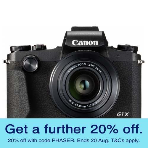 佳能 Canon PowerShot G1X Mark III 数码相机 8折优惠！