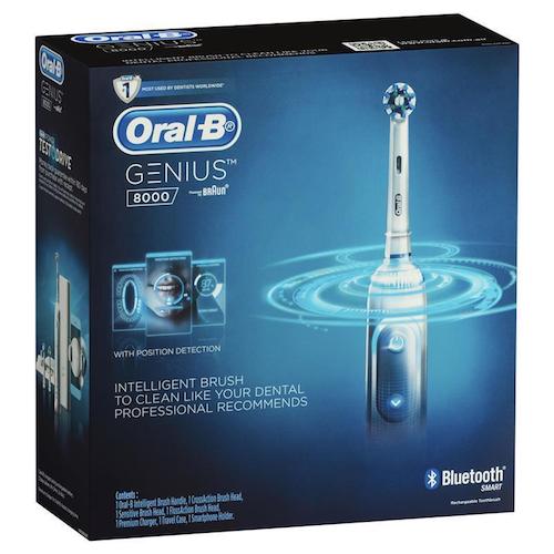 BRAUN 博朗 Oral-B 欧乐-B Genius 8000 Silver Power 电动牙刷 低至半价优惠！