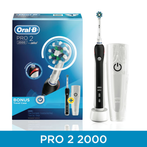 Oral B PRO2000BK Pro 2 2000 电动牙刷 8折优惠！