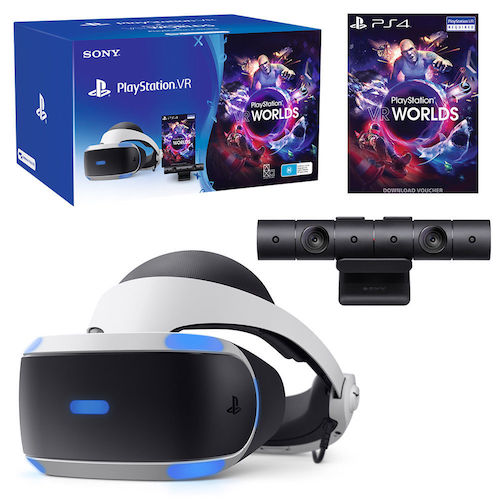 索尼 PlayStation VR V2 with Camera & VR Worlds 虚拟现实头盔 套装 – 85折优惠！