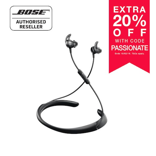 BOSE Quiet Controt 30（QC30）入耳式挂脖无线蓝牙可控降噪耳机 – 8折优惠！