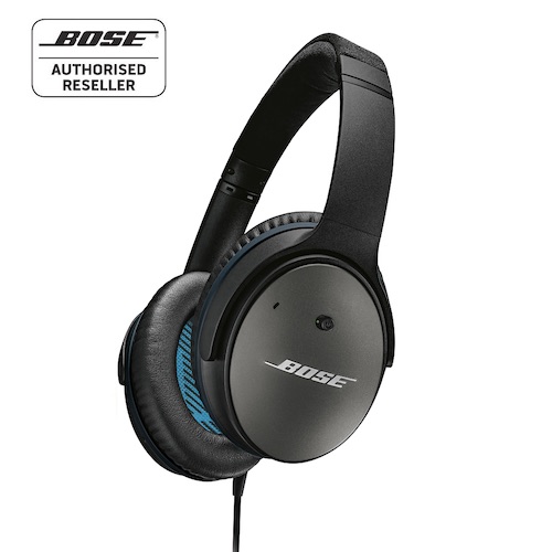 Bose QC25 主动降噪头罩式耳机 – 黑色苹果版 – 8折优惠！