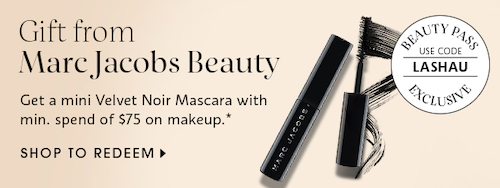 Sephora 澳洲官网：购物满$75 – 可免费获得 Marc Jacobs Beauty Velvet Noir Mascara 黑天鹅绒睫毛膏！