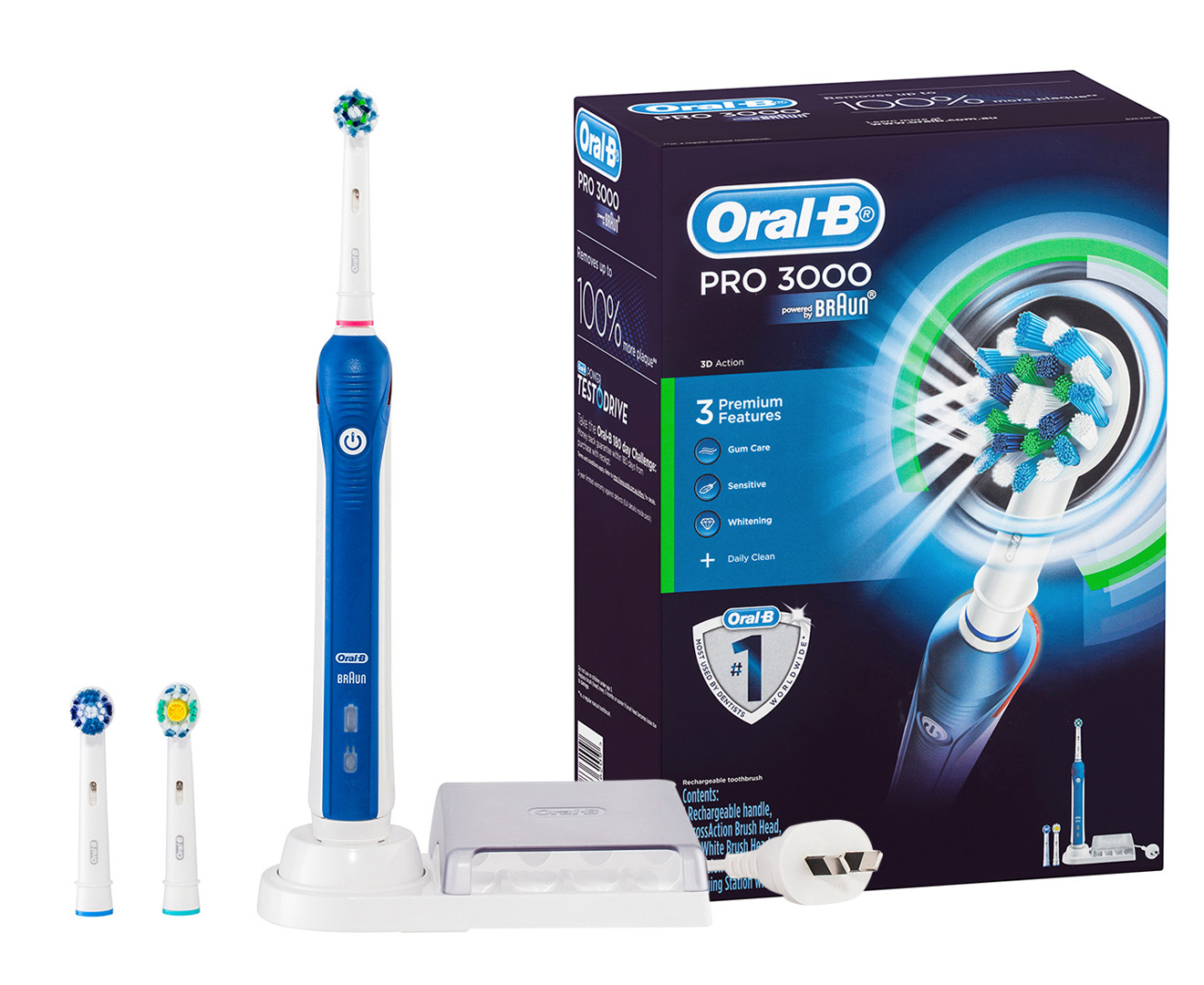 Oral-B Pro 3000 电动牙刷套装 – 低至45折优惠！