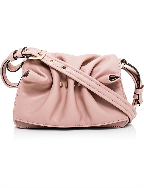 VALENTINO BLOOMY 粉色褶皱单肩包 – 75折优惠！