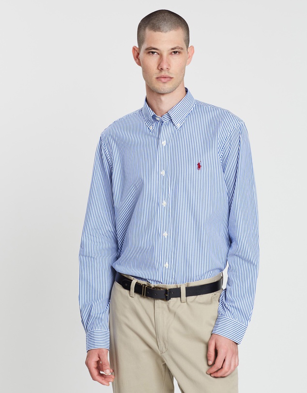 Polo Ralph Lauren 男款长袖条纹衬衫 – 5折优惠！