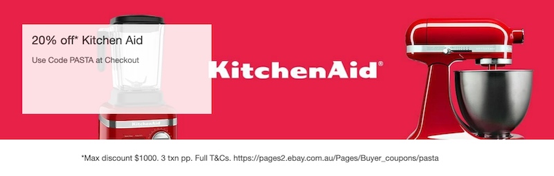 厨房用品品牌 Kitchen Aid：部分精选商品 – 额外8折优惠！