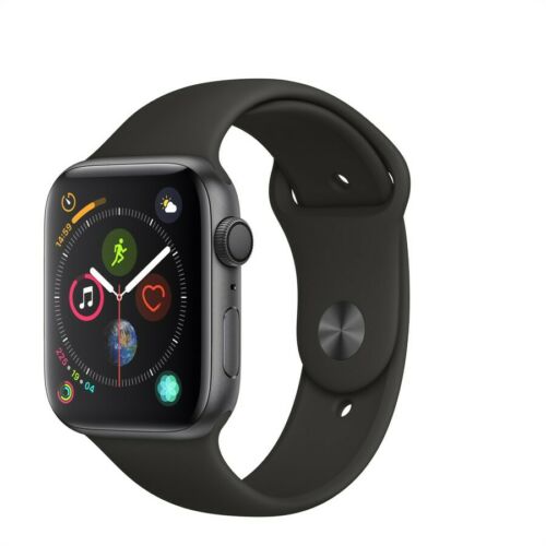 [eBay Plus 会员] 苹果 Apple Watch Series 4 GPS 44mm 智能手表（铝金属表盘、黑色运动表带）- 85折优惠！