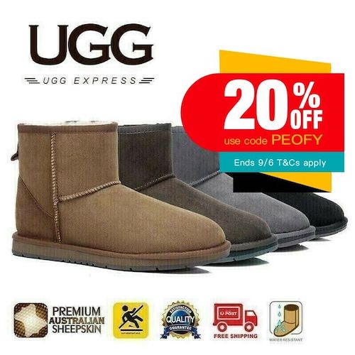 UGG Express 中帮防水雪地靴 多色可选 – 8折优惠！